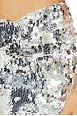 view 6 of 6 FALDA FERNANDA SEQUINS MINI in Silver