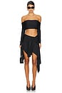 view 4 of 4 Ciaran Crop Top in Black