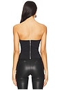 view 3 of 4 April Zipper Corset Top in Black