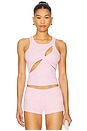 view 1 of 4 Ariel Rib Top in Baby Pink