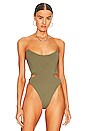 view 2 of 5 Hemera Bodysuit in Army Green