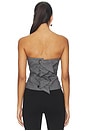 view 3 of 4 Nemesis Corset Top in Grey