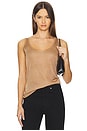 view 1 of 4 Elena Tank Top in Brown