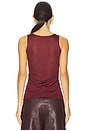 view 3 of 4 Elena Tank Top in Burgundy
