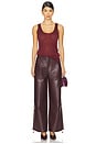 view 4 of 4 Elena Tank Top in Burgundy