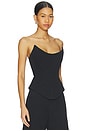 view 3 of 5 Nemesis Corset Top in Black