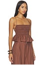 view 2 of 4 Taylor Top in Brown