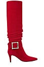 view 1 of 5 Gresha Boot in Luxe Red Suede