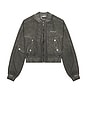 view 1 of 5 Oversized Bomber in Black