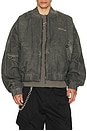 view 4 of 5 Oversized Bomber in Black