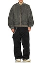 view 5 of 5 Oversized Bomber in Black