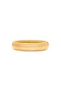 view 1 of 3 Round Cobra Bracelet in 14k Yellow Gold Plated