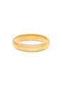 view 2 of 3 Round Cobra Bracelet in 14k Yellow Gold Plated