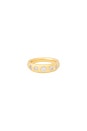 view 1 of 2 7 Stone Pinky Ring in 14k Yellow Gold Plated