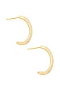 view 2 of 3 Large Waterfall Earring in 14k Yellow Gold Plated