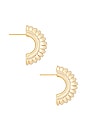 view 2 of 3 Small Step Earring in 14k Yellow Gold Plated