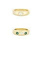 view 4 of 6 BAGUES in Sterling & 14k Gold Vermeil
