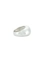 view 2 of 3 Bubble Dome Ring in Sterling Vermeil