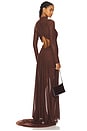 view 1 of 5 Michelle Dress in Brown