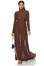 view 5 of 5 Michelle Dress in Brown