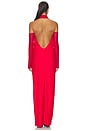 view 4 of 4 ROBE LORENA  in Red