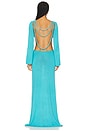 view 4 of 4 Maite Dress in Turquoise