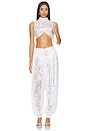 view 5 of 6 Lia Pant in White