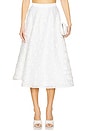 view 1 of 6 Zoe Midi Skirt in White