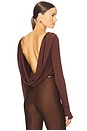 view 1 of 5 Eda Bodysuit in Brown