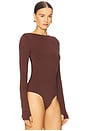 view 3 of 5 Eda Bodysuit in Brown