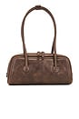 view 2 of 4 Soft Baguette Bag in Washed Brown Pull Up