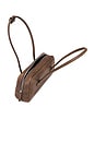 view 4 of 4 Soft Baguette Bag in Washed Brown Pull Up
