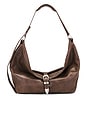 view 1 of 4 СУМКА-ХОБО in Washed Brown Pull Up
