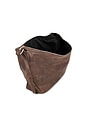 view 4 of 4 СУМКА-ХОБО in Washed Brown Pull Up