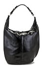 view 2 of 4 Pumpkin Large Bag in Black Glossy Plain