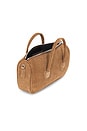 view 5 of 5 Zipper Small Bag in Cappuccino Suede