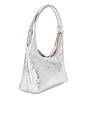 view 3 of 4 BOLSA HOBO PEQUENA in Silver Crinkle