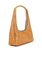 view 3 of 4 Hobo Shoulder Bag in Soft Camel Pull Up Crinkle