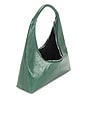 view 4 of 4 Hobo Shoulder Bag in Hunter Green Crinkle