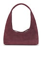view 1 of 4 Hobo Shoulder Bag in Wine Nubuck