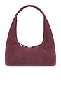 view 2 of 4 Hobo Shoulder Bag in Wine Nubuck