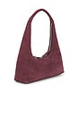 view 3 of 4 Hobo Shoulder Bag in Wine Nubuck