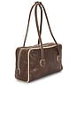 view 3 of 4 Soft Boston Bag in Washed Brown Pull Up & Cream Beige