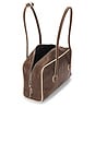 view 4 of 4 Soft Boston Bag in Washed Brown Pull Up & Cream Beige