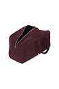 view 4 of 4 Large Soft Bowling Bag in Wine Suede