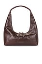 view 1 of 4 SAC PORTÉ ÉPAULE HOBO HOBO SHOULDER BAG in Mocha Crinkle