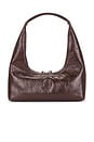 view 2 of 4 SAC PORTÉ ÉPAULE HOBO HOBO SHOULDER BAG in Mocha Crinkle