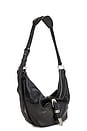 view 3 of 4 BOLSO HOBO in Black Glossy Plain