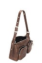 view 4 of 4 Outpocket Hobo Bag in Washed Brown