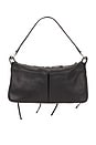 view 2 of 4 Ribbon Large Pochette Bag in Black Washed Nappa